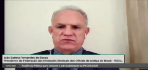 Leia mais sobre o artigo Em audiência na Câmara dos Deputados, João Batista destaca as dificuldades enfrentadas pelos Oficiais de Justiça no Brasil