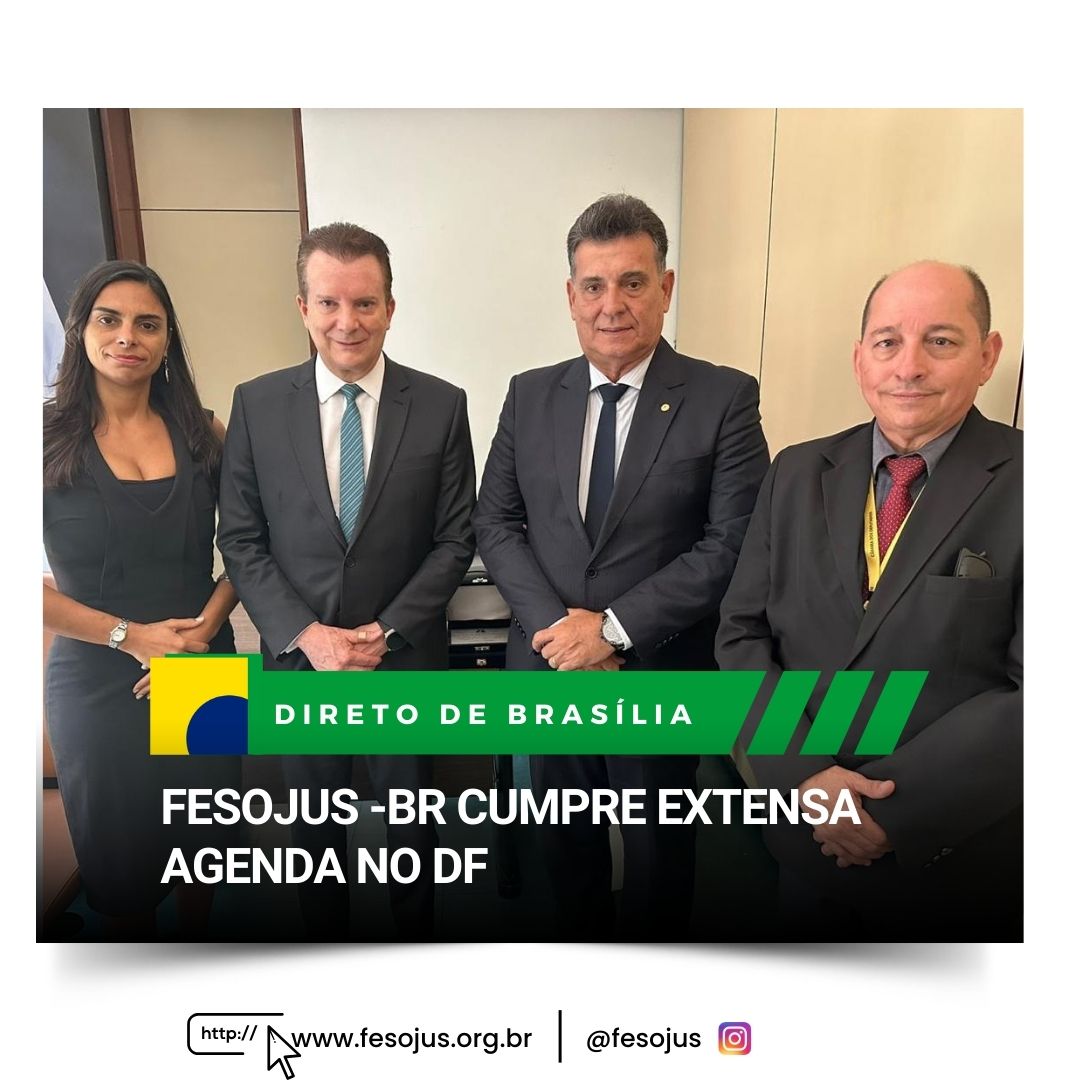 No momento você está vendo Fesojus-BR cumpre extensa agenda em Brasília